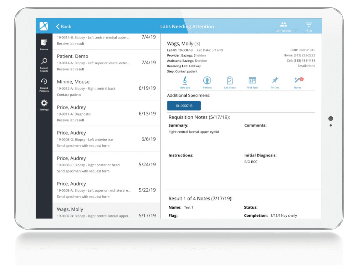 Dermatology EHR e-Prescribing