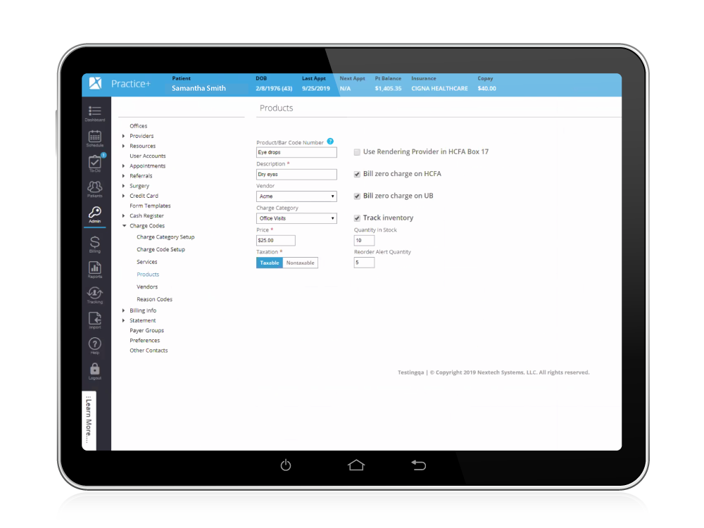 Ophthalmology Practice Management Optical Inventory & POS&_POS
