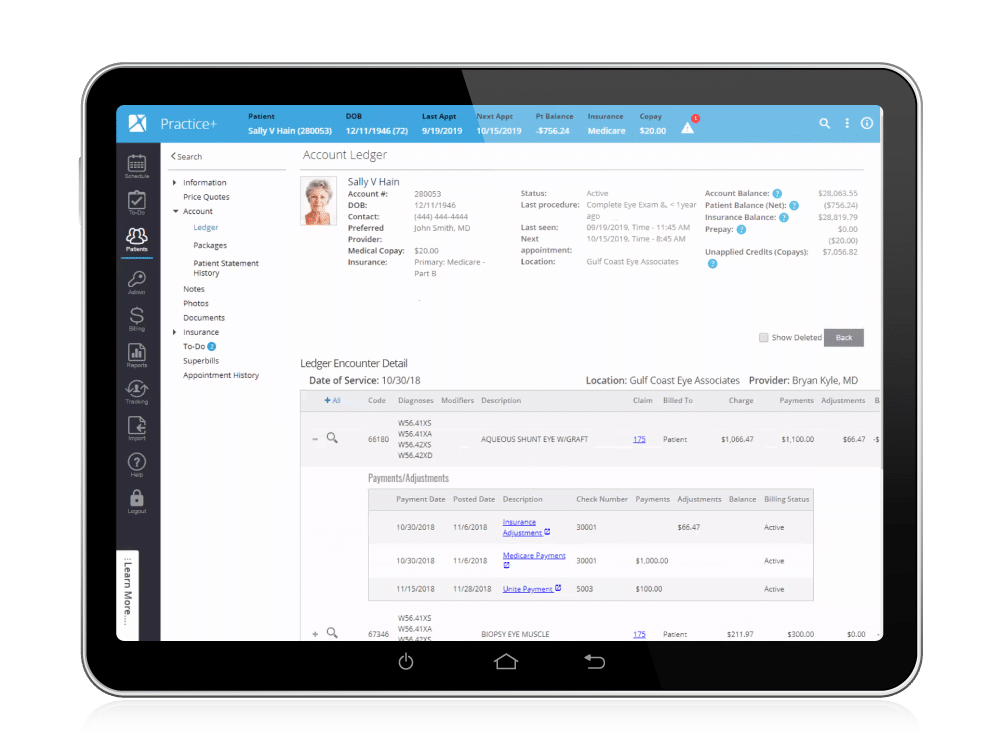 Ophthalmology Practice Management Robust Billing