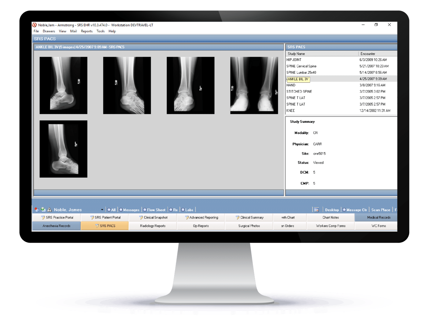 Orthopedics EHR PACS Integration