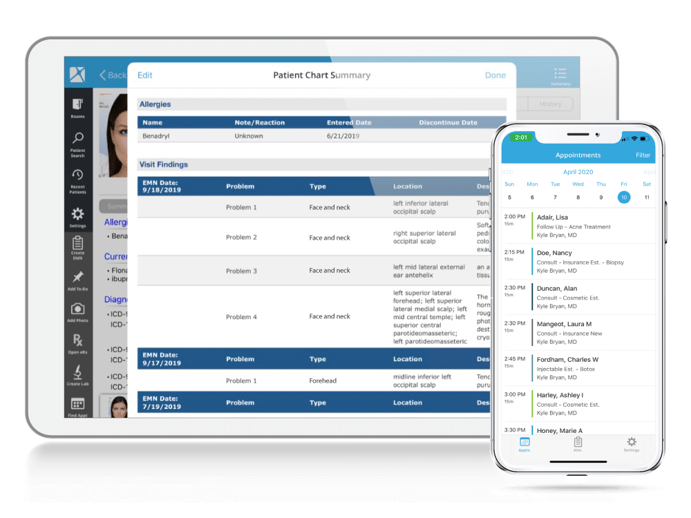 Plastic Surgery EHR iPad & Provider Mobile App