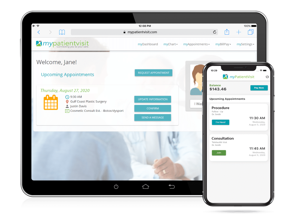 Plastic Surgery Practice Management Custom Patient Portal & Mobile App&_Mobile_App